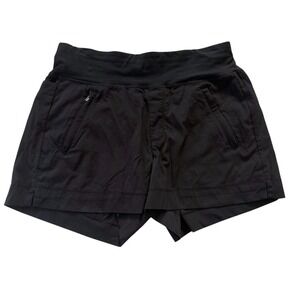 Athleta Shorts 4 Trekkie North Black Hiking Athletic Outdoor‎ Pockets
